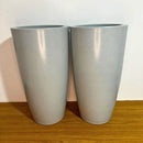 Kit 2 Vasos Grandes Decorativos em Polietileno